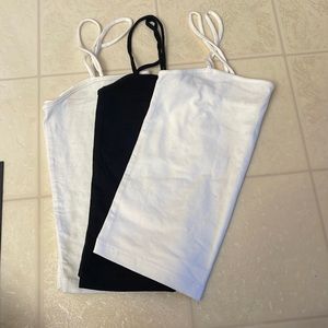 Wild fable - White and black tank tops
